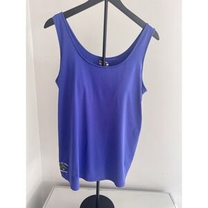 Lilly Pulitzer Luxletic XL Tank Top Blue 121st U.S. Open Torrey Pines Golf Chic